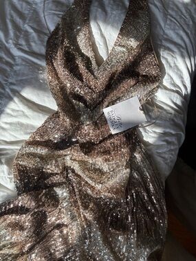 NWT Badgley Mischka Sequin Cocktail Dress